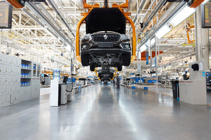Shaanxi Xianghelixin Automobile Sales Service Co., Ltd. linea di produzione del fabbricante